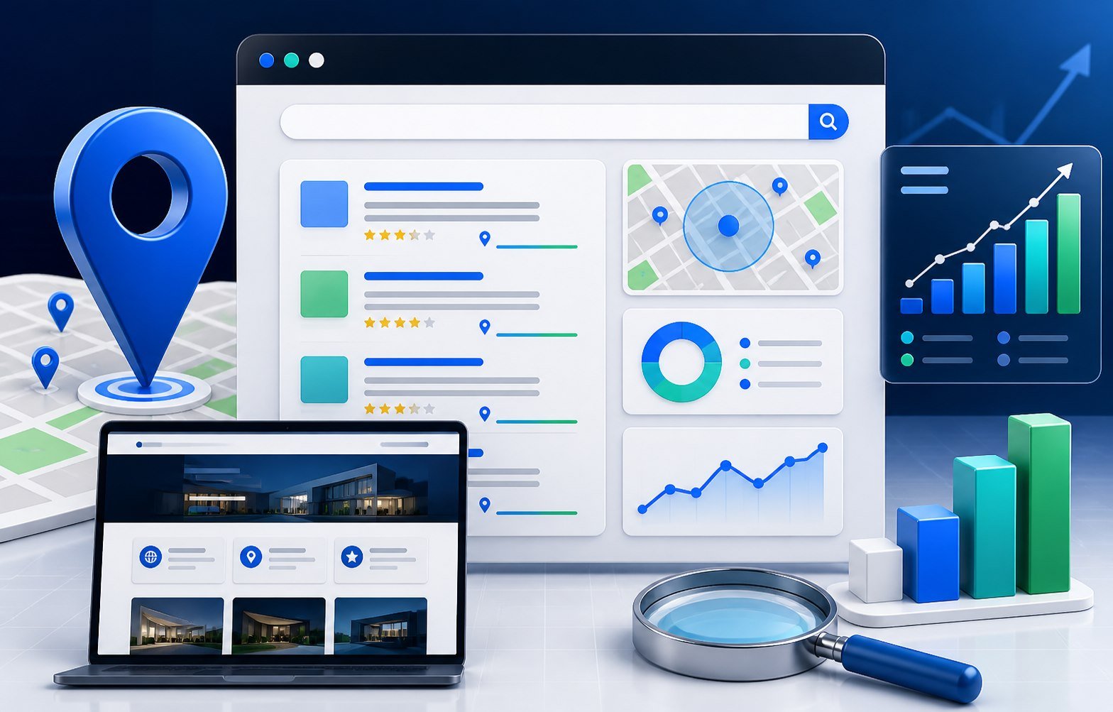 Local SEO Website visual example